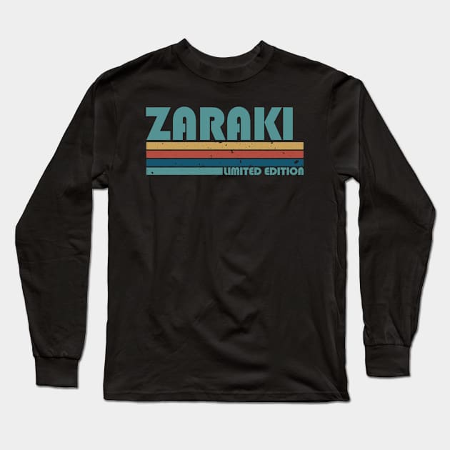 Proud Limited Edition Zaraki Name Personalized Retro Styles Long Sleeve T-Shirt by Kisos Thass